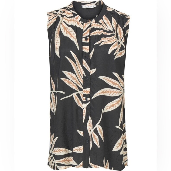 Masai Copenhagen Idemi Shirt, Chipmunk, Size M - Picture 2 of 12